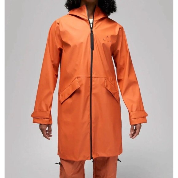 Nike Jordan 23 Engineered Trench Jacket Orange - New DV7691 872 - Picture 1 of 8